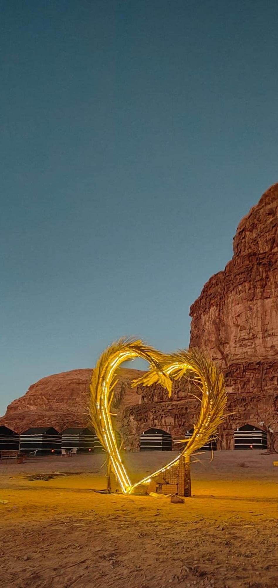 Wadi Rum Desert Heart Camp Eksteriør billede